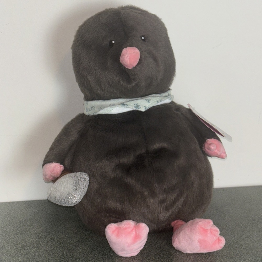 Gigglescape Whimsical MOLE wearing Bandana 15" Plush NWT